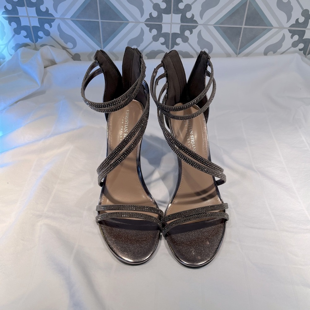 Christian Siriano 4” Strappy Heels